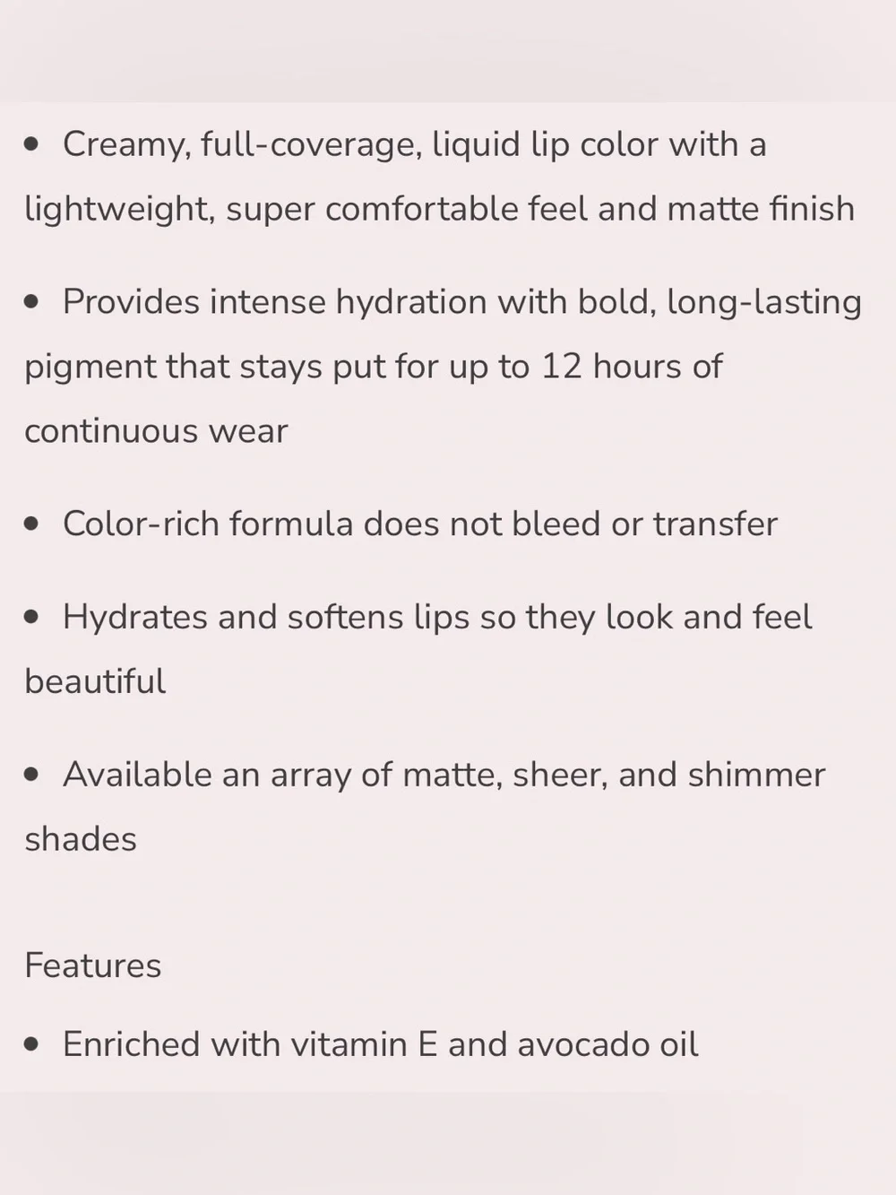 Stila creamy full